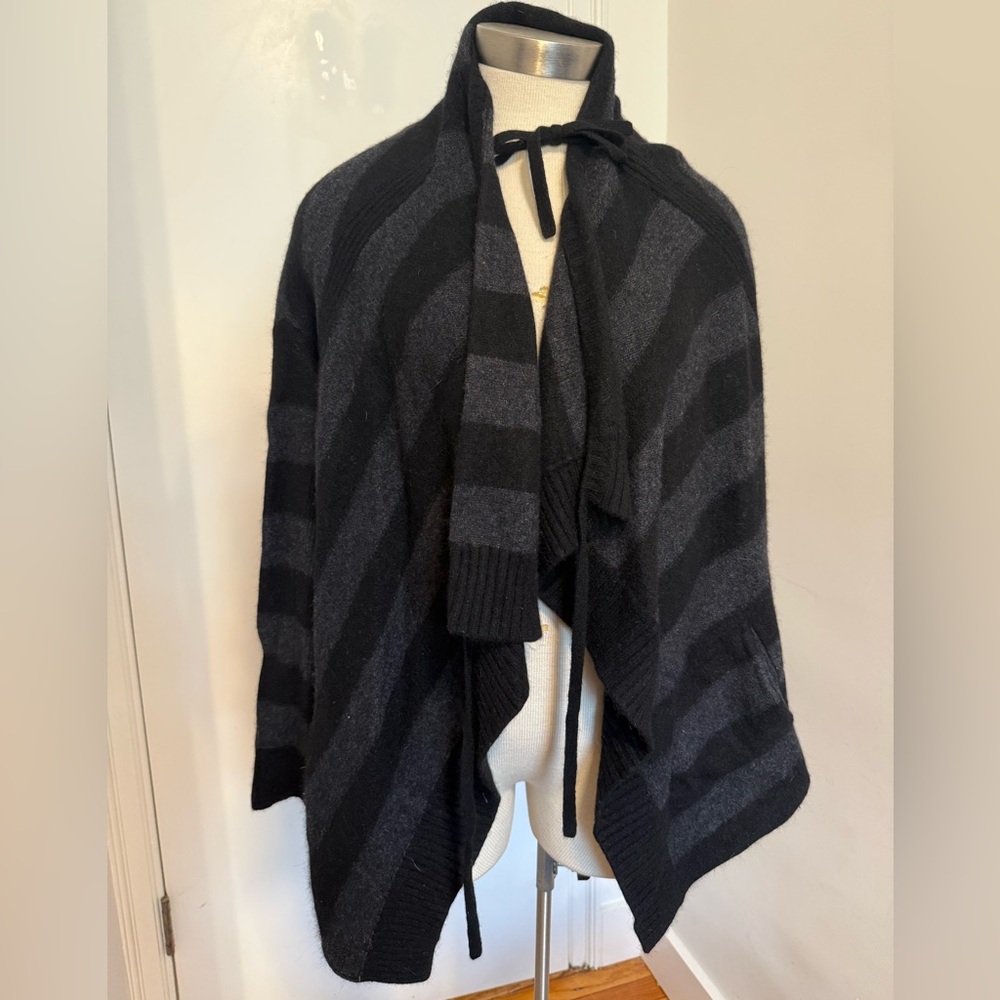 Vince striped cashmere blend cardigan size L